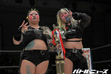 「ヒーローが勝つのはアニメや漫画の世界だけ！」“ダンプ松本の後継者”刀羅ナツコが琉悪夏とともに王座防衛！「23歳はもうババア」の衝撃発言も