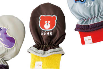 どれ選ぶ？ 描きおろしイラストのアップリケがついた「ミトン」が愛らしい♪【こどモノ2月号】