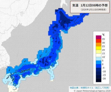 【速報】埼玉に強風注意報　関東北部など大雪の恐れ　上空に氷点下39度以下の強い寒気