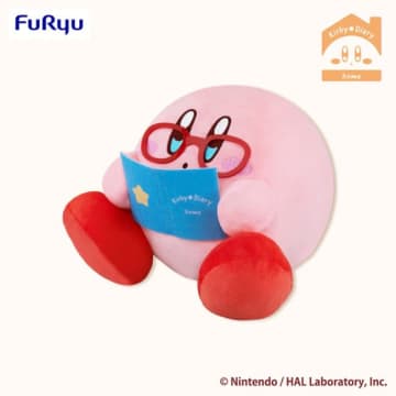 『星のカービィ』新作プライズが登場！　メガネ姿のぬいぐるみやブランケットなど全6種