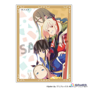 ショートムービー「リコリス・リコイル Friends are thieves of time.」のキービジュアルや各話ビジュアルを使ったグッズが登場！