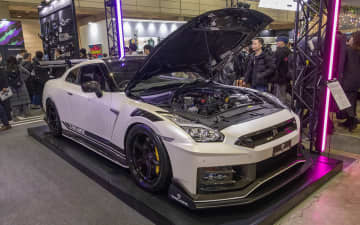 販売価格1億円オーバー、コンプリートコンセプト「THE HKS」のR35GT-Rも展示されるHKSブース