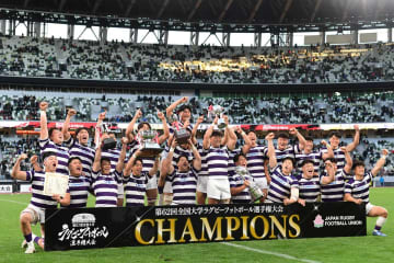 【ラグビー】明大が早大下し大学日本一　主将の平翔太は感無量「１年間、苦しい時もあった」