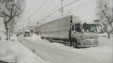 【大雪】国道8号と北陸自動車道で通行止め措置開始　11日午後5時から、集中除雪作業のため　富山河川国道事務所と中日本高速道路が発表