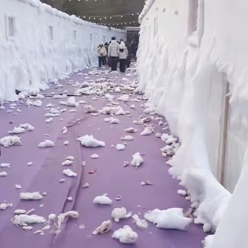 雪の名所が綿で雪を偽装、大ブーイング発生して「とりあえず閉鎖」―中国メディア