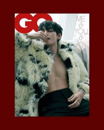 BTSのV、上半身裸ショットから強烈な赤髪まで！「GQ KOREA」で多彩な姿をアピール…約780万円のアイテム完売も話題に