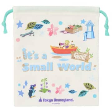 イッツ・ア・スモールワールドで世界を旅する マーベルデザインのきんちゃく発売