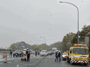 〘冬用タイヤ規制〙山陽道＝広島県内で実施（11日20:00現在）タイヤチェック渋滞に注意