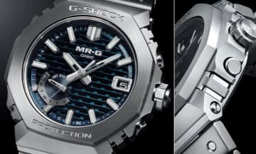 G-SHOCKの最高峰が到達した日本の美。伝統色「縹色（はなだいろ）」と「木組」の機能美を融合させた「MR-G」