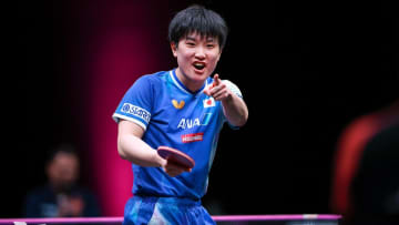 張本智和、世界6位のフェリックス・ルブランに快勝で日本選手唯一の4強入り＜卓球・WTTチャンピオンズドーハ2026＞