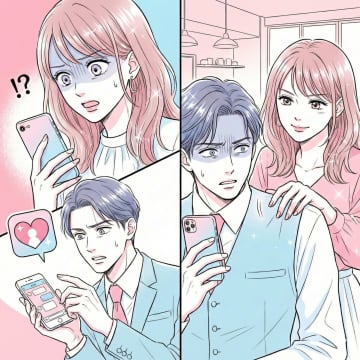 「昔使ってただけ」とマッチングアプリが入っている理由を説明する夫→妻の行動で嘘がバレた結果【短編小説】