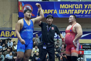 ＜レスリング＞バトバヤル・ナムバルダグワ（育英大）がモンゴルのアジア選手権予選・男子フリースタイルでも優勝