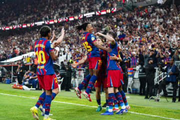 バルサ、“エル・クラシコ”を制してスーペルコパ優勝！　3度の勝ち越しで宿敵レアルを撃破