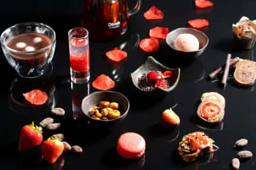 ダブルツリーbyヒルトン京都駅、チョコレートといちごのアフタヌーンティーを提供　1月5日から