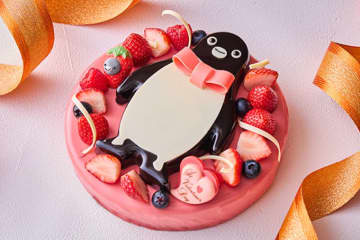 ホテルメトロポリタン、「Suicaのペンギン バレンタインケーキ」数量限定で販売