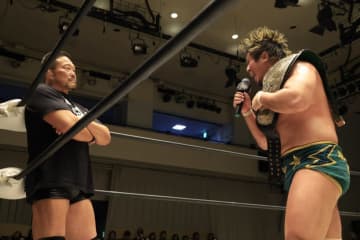 【ノア】稲村愛輝がGHC王座3度目の防衛も「こんな心情、アイ・ヘイトだけど」拳王を急襲した杉浦貴と防衛戦へ