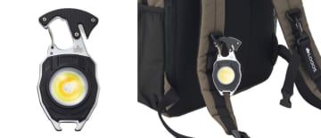 ロゴス、着火もできるUSB蓄電式ライト　1つで6役