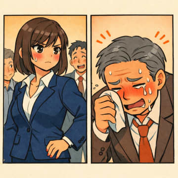 「その格好、誘ってるの？」笑いながらセクハラする上司。だが、新人女性社員の毒舌で泣いた【短編小説】