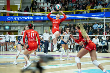 今節も関は先発フル出場を果たすもブスト・アルシーツィオはストレート負け【セリエA女子】