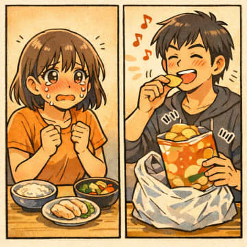 「これ美味しいわ〜」ダイエット中の私の前で、お菓子を食べる夫にムカついた私の仕返しとは？【短編小説】