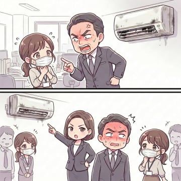 「風邪か？体調管理も仕事だぞ！」ガラガラ声の私を責める上司→同僚が突きつけてくれた正論とは【短編小説】