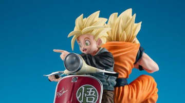 「ドラゴンボールZ」バイクに乗ったスーパーサイヤ人「孫悟空＆孫悟飯」フィギュアの抽選販売、締切迫る！ディテールにこだわり360度楽しめる