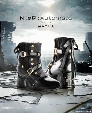 「NieR:Automata」9Sをイメージ♪“ナインズって呼んでくれていいんですよ？”「MAYLA」ショートブーツ登場＆2Bのパンプスも