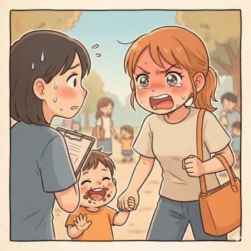 「うちの子だけお菓子がない！」と幼稚園のイベントでキレる母親。しかし、子供の口元を見ると…【短編小説】