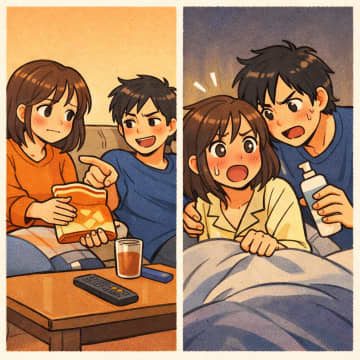 「お菓子取って」何でも頼んでくる夫。早朝、寝ている私を起こして、頼んできた内容にドン引き【短編小説】