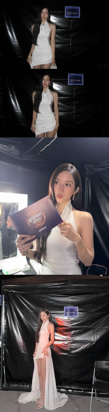 “ほぼ全部見えてる”衣装で話題に！ムン・ガヨン、深スリットのタイトドレスで太もも全開に【PHOTO】