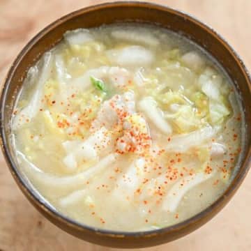 少ない材料でもおいしい！白菜豚汁のレシピ