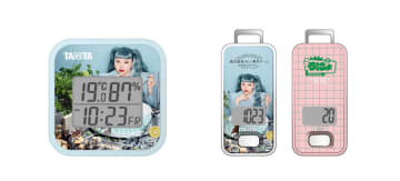 「渡辺直美 (20) in 東京ドーム」とコラボレーションした温湿度計と歩数計を数量限定発売