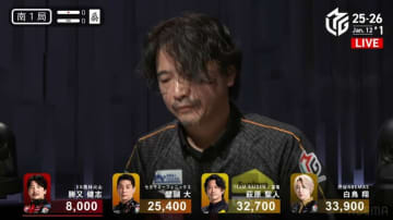 絶体絶命のはずが…萩原聖人がド終盤テンパイ、一発カウンターパンチの鮮烈場面「頼もしいぜハギー！」「これはお見事」／麻雀・Mリーグ