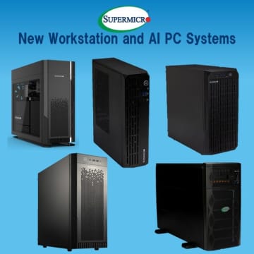 Supermicro、エンタープライズ・クラスのAI性能をクライアント、エッジ、コンシューマー市場へ提供