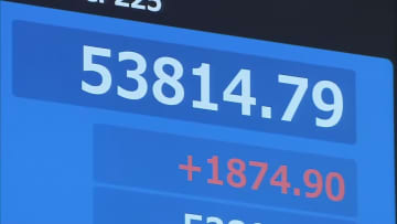 【速報】日経平均急騰　一時上げ幅1800円超えで5万3800万円台も　衆院解散報道受け