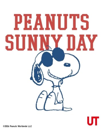 ユニクロ「ピーナッツ」コラボの新コレクション3月下旬発売！ KIDS用Tシャツ4種＆キャップ3色展開