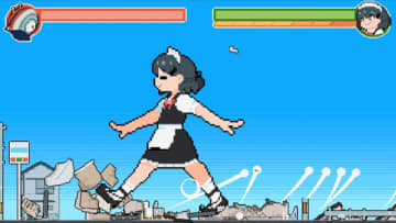 巨大メイドさんvs空飛ぶ円盤！？2D巨女街破壊ACT『超弩級☆メイデストラクション』Steamストアページが公開