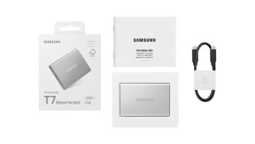 Samsung、 環境に配慮した高速SSD「Portable SSD T7 Resurrected」発売。リサイクルアルミ採用