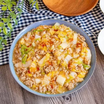 余ってる白菜、全部入れちゃって！10分でできる「マーボー白菜」が家族に大好評【フライパンひとつ】