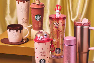 スターバックス26年バレンタイングッズ、“とろ～り”チョコとろけるマグ＆“犬猫”モチーフのタンブラー