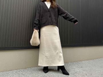 冬の“スカート”はこう穿く！【reca】まるっと真似したい「大人の着回しコーデ」