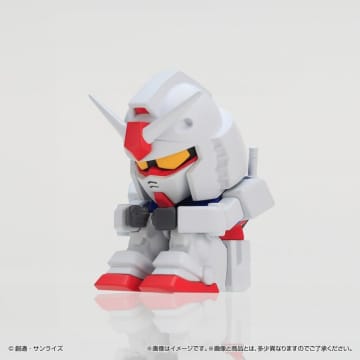 ガシャポン「まちぼうけ ガンダムの場合」に“Lサイズ”が登場！ザクら4種が約1.5倍大きくなって、体育座りで出撃を待つ