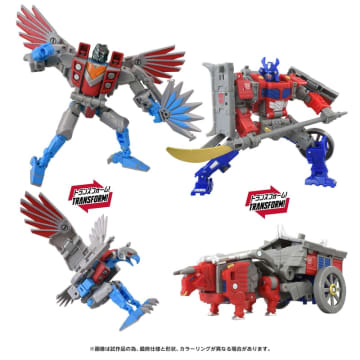 「トランスフォーマータイムライン」シリーズに日本テーマの「オプティマスプライム＆スタースクリーム」が登場！「T-SPARK ZONE」流通限定商品として6月下旬発売