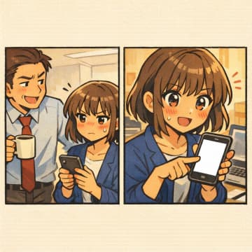 「最近の若者はスマホ依存症か？」休憩中の若手をいじる課長。だが、思わぬ事実を告げられ赤面…【短編小説】