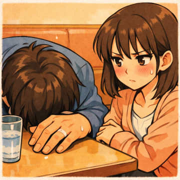 「もう一度やり直してくれ」と謝る元彼。だが、元彼の指輪の跡を見てドン引き…【短編小説】