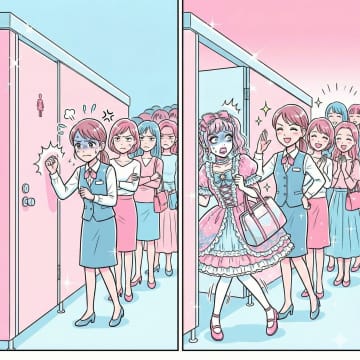 「30分も出てこない」トイレに大きいカバンを持って入っていた客→やっと出てきたと思ったら…【短編小説】