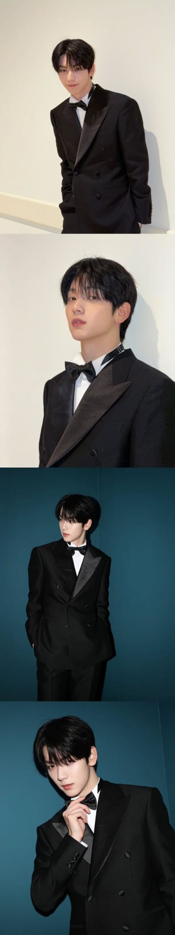TXT・スビン、正統派ブラックスーツで魅了…気品あふれる佇まいでファン