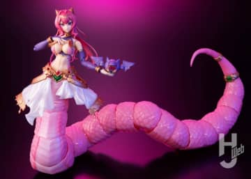 半人半蛇のラミア型ディアーズ「メルティーナ」の作例が到着！パール