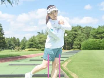 久々のラウンド前の練習法！有村智恵がレッスン