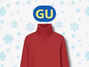 【GUの赤タートル】が冬に映える! まるごとマネしたい♡「褒められコーデ」